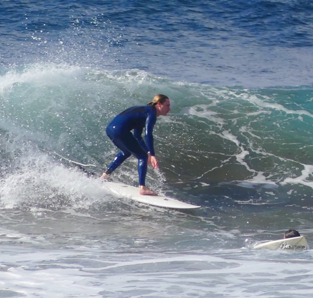 Surfing at La Cicer